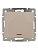 Выключатель 1-кл. СП Rain IP20 с подсветкой механизм крем. LEZARD 703-0388-111
