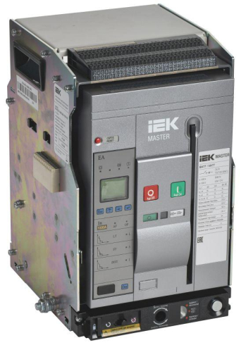 Выключатель автоматический воздушный 3п S 1000А 65кА AC ВА77 W3P EA выдвижн. с комплектом аксессуаров MASTER IEK MI-ACB10-3WS-065-1000-ACF