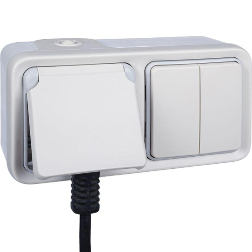 Коробка установочная ОП 2-м Plexo горизонт. бел. Leg 069690