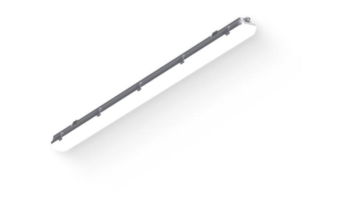 Светильник светодиодный SLIM 32 4000К IP65 1262х124х85 CRI80 milky II подвесной/накладной сер. CSVT ЦБ-00010703