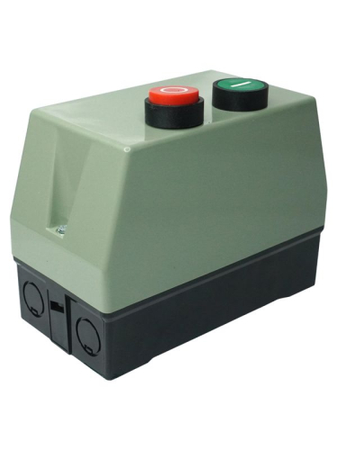 Пускатель ПМЛ-1220 УХЛ4 Б 10А кат. 220В 1НО IP54 с реле 7-10А в корпусе с кнопками ПУСК + СТОП Электротехник ET508535