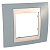 Рамка 1-м Unica Хамелеон сер./беж. SchE MGU6.002.565