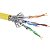 Кабель витая пара экранир. S/FTP кат.7 4 пары нг(А)-HF цвет внешн. оболочки желт. (катушка 500м) DKC RN7SFK01YL