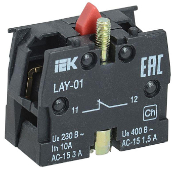 Блок контактный 1р для LAY5 KARAT IEK BDK11