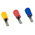Наконечник штыревой плоский НШпИ OptiKit T-Shp-PVC-1.5-2.5 (уп.100шт) КЭАЗ 278021