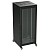 Шкаф напольный 47U 800х800 двери стекло/сплошная укомплектован вводом и заглушками RAL9005 DKC R5IT4788GSB
