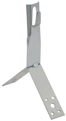 Держатель проводника круглого 6-8мм конька H=80мм оцинк. сталь IEK ZDP80-11-4-68-80