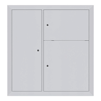 Щит этажный до 8кв. без окна слаботочка слева (1000х950х150) Basic EKF mb28-v-boz