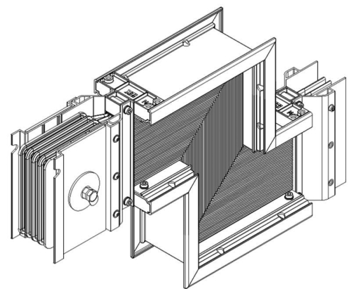 Секция Z-образ. вниз н/1 2000А Cu 3L+N+PER IP55 тран. IEK LB-2000C4-35-F-ZDE
