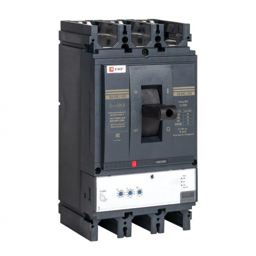 Выключатель автоматический 3п 400/200А 45кА ВА-99C Compact NS PROxima EKF mccb99C-400-200