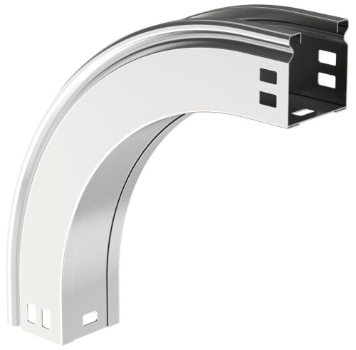 Угол для лотка плавный 90град. 100х50 В20 ESCA В20 IEK CPV41-0-90-050-100