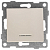 Выключатель 1-кл. СП Bravo 10А 250В с индикацией механизм беж. GUSI С10В18-003