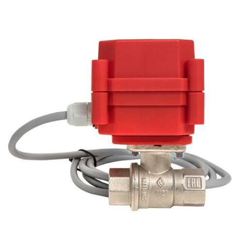 Кран шаровой 1/2 дюйма 220В с электроприводом AquaExpert PROxima EKF AquaExpert-valve-1/2