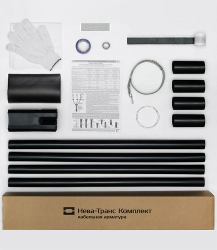 Муфта кабельная концевая внутр. уст. 1кВ 1КВТп-4х(150-240) Нева-Транс Комплект 22020012