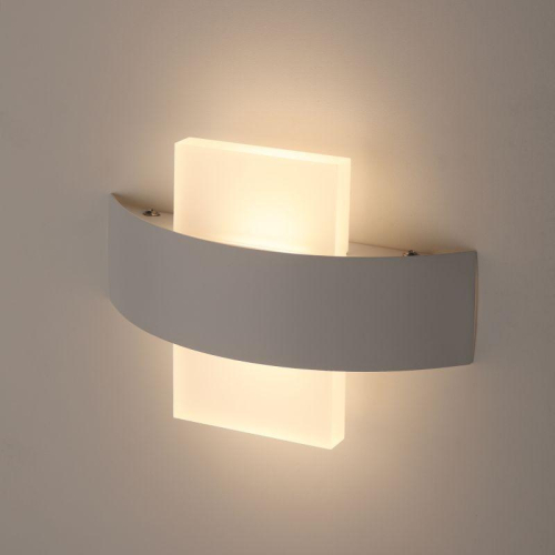 Светильник WL7 WH+WH декор. подсветка светодиод. 6Вт IP54 бел. ЭРА Б0034604