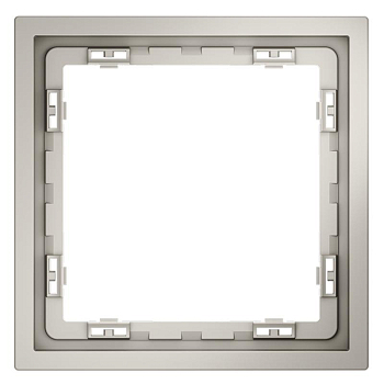 Рамка 1-м S70 пластик. кашемир Voltum VLS100103