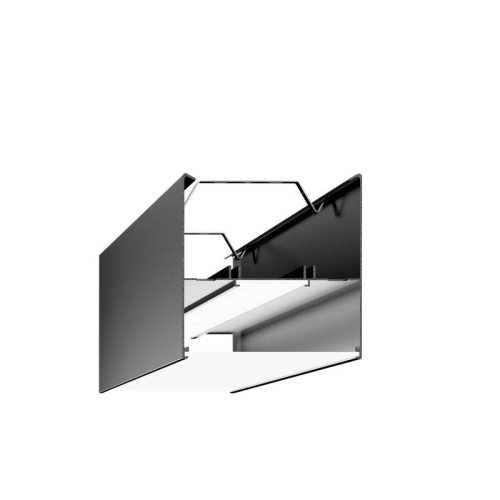 Светильник светодиодный ДПО/ДСО TS 02 S 48 OP 840 L1500 BK 1500х60х60 мм 40Вт 4000К IP20 подвесной линейный в компл. с тросом 3м черн. Русский Свет 11050224515