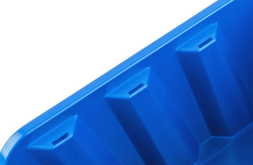 Лоток для крепежа пластиковый 245х170х125мм син. MOS 65698М