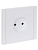 Розетка СП FORTE&PIANO FP217 10А без заземл. защ. шторки винт. крепл. бел. IEK FP-R13-10-K01
