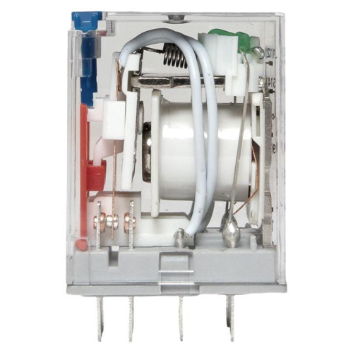 Реле промежуточное с кнопкой и мех. индикацией RPAt 22/4 5A 110В DC AVERES EKF rpat-22-4-110DC