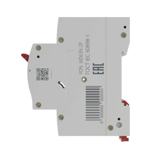 Выключатель автоматический модульный 2п C 32А 6кА MD63N YON MD63N-2PC32