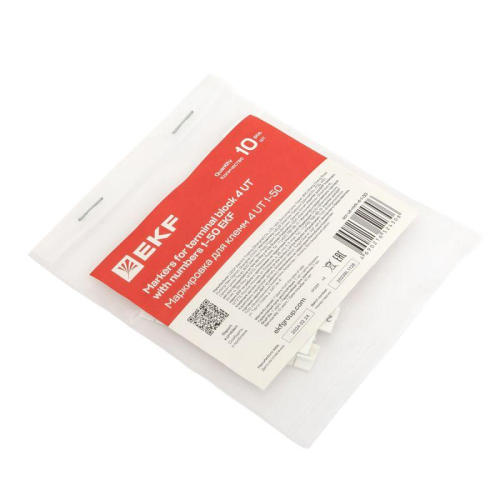 Маркировка для клемм 4 UT 1-50 EKF scr-ut-mrk-4-1-50