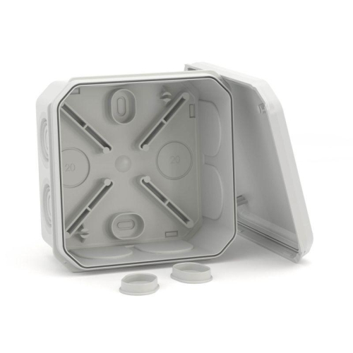 Коробка ответвительная с 8+2 кабельными вводами d20/20мм IP55 85х85х40мм DKC 53785