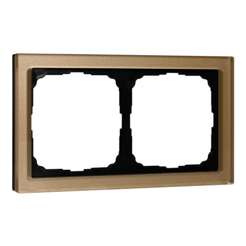 Рамка 2-м ArtGallery Pure органич. стекло шампань SE GAL320502