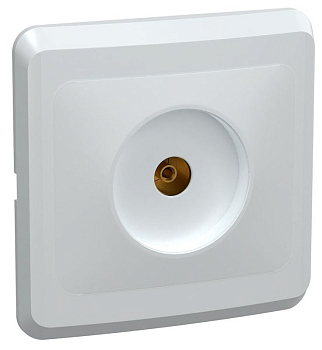 Розетка телевизионная TV 1-м СП Вега РТВ10-ВБ бел. GENERICA EAV10-K01-DM