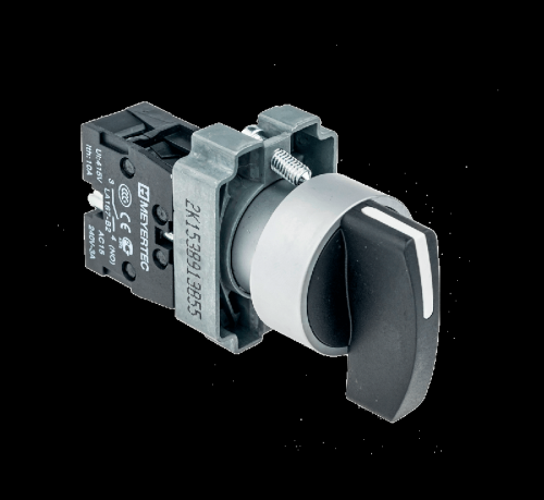 Переключатель длинная ручка черн. 2 полож. 1NO фикс. мет. MTB2-BJZ112 ОВЕН 58189