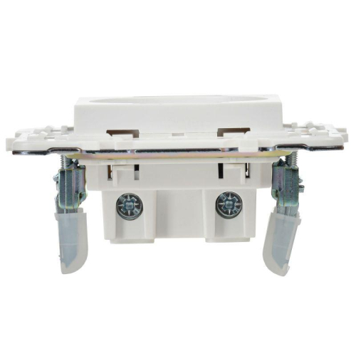 Розетка SKANDY 10А без заземл. защ. шторки SK-R01W арктич. бел. IEK SK-R13-10-K01