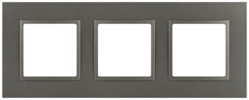 Рамка 3-м Elegance 14-5013-16 Classic для розеток и выключателей титан Эра Б0065827