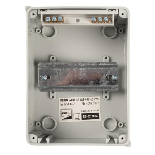 Бокс модульный накладной PDB/W 4005 GR (ЩРН-ПГ- 5) IP65 пластик. Pro JazzWay 5072053