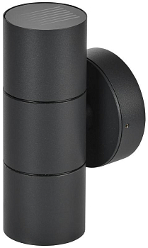 Светильник 5113 2хGU10 IP65 уличный настенный черн. IEK LT-UPU0-5113-GU10-2-K02