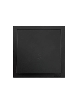 Выключатель проходной 1-кл. СП ZIMA IP20 10А безвинт. зажим черн. бархат LEZARD 704-4288-105QC