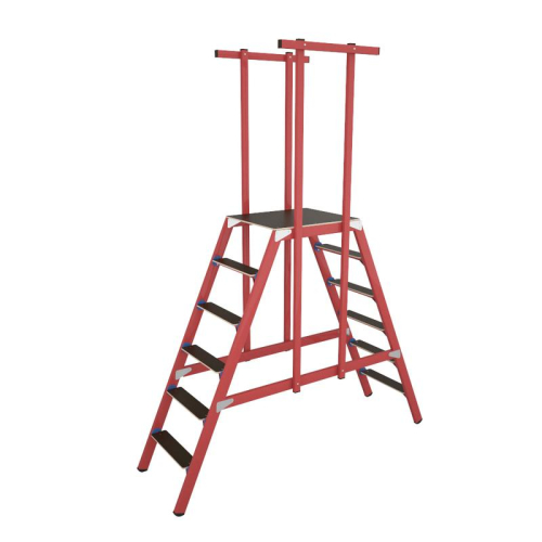 Стремянка диэлектрическая ССД-1.5 П (подмость) с симметричной опорой стеклопластик. Антиток Д413779