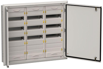 Корпус ЩРв-144 (3х48) TITAN 5 755х885х130 IP31 сер. метал. IEK TI5-50-V-3X048-31-7035