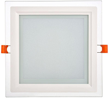 Светильник светодиодный ДВО 1625 18Вт 4000К IP20 встраив. со стекл. квадр. IEK LDVO0-1625-18-4000-K01