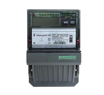 Счетчик Меркурий 230 ART-03 PQRSIDN 3ф 5-7.5А класс точн. 0.5S/1.0 многотариф. RS-485 ЖКИ Инкотекс М0000051953