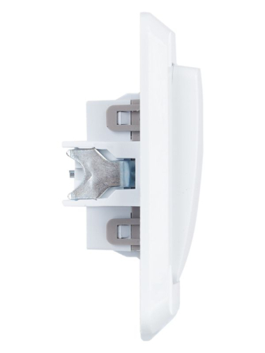 Переключатель проходной 1-кл. 1п СП Вега 10А IP20 ВСп10-1-0-ВБ бел. GENERICA EVV12-K01-10-DM