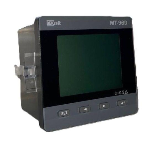 Мультиметр 96х96мм 3ф вход 600В 1А THD+multi-tariff RS485+DO МТ-96D DEKraft 51513DEK