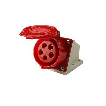 Розетка стационарная ОП PPC 125 32А 5п 3Р+РЕ+N 380В IP44 Pro JazzWay 5072732