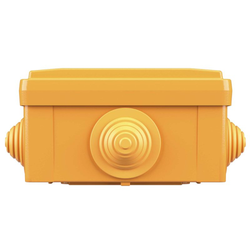 Коробка ответвительная FS 100х100х50мм IP55 5п 450В 10А 6кв.мм с кабельными вводами и клеммниками пластик. DKC FSB11506