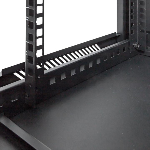 Шкаф настенный 19дюйм TERACOM PRO 12U 600х450мм дверь стеклянная с замком-ручкой черн. EKF TRP-WLL-1264-40B