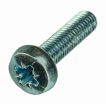 Винт с полусферической головкой и крестообраз. шлицем 10х80 DIN 7985 EKF wp10x80