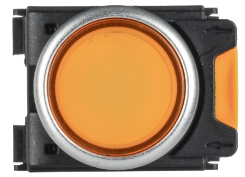 Кнопка d22мм 1НО+1НЗ MASTER желт. IEK MI-BT60-11-3-22-K05