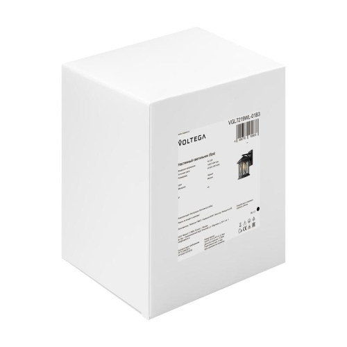 Светильник Domi 1х40Вт E27 IP44 бра настен. Voltega VGL7219WL-01B3