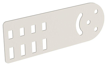 Пластина шарнирная H=80мм RAL 9016 IEK CLM51D-PSH-080-9016