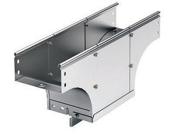 Ответвитель для лотка Т-образ. верт. универс. TDS осн. 100 H50 в комплекте с крепеж. эл. гор. оцинк DKC 37582KHDZ