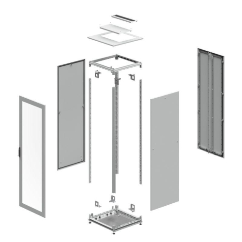 Шкаф напольный 38U 600х800 2 перфорир. двери; крыша укомплектована вводом и заглушками DKC R5IT3868PF